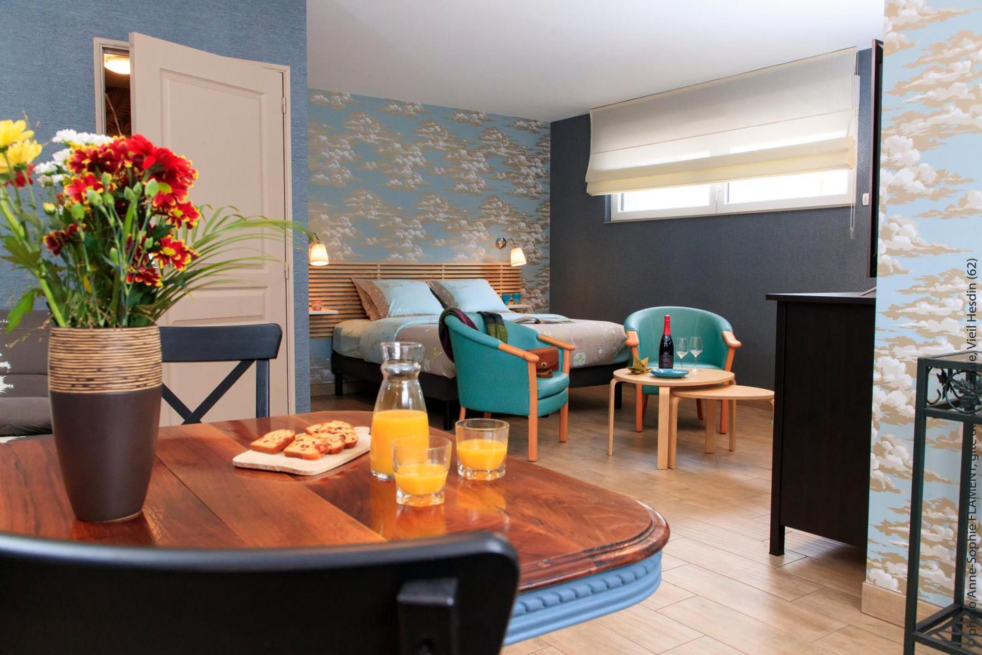 Gite Du Vieux Saule 1 Gite Avec Spa Privatif Pour 2 Personnes 1 Suite Familiale Sans Spa Vieil-Hesdin ภายนอก รูปภาพ