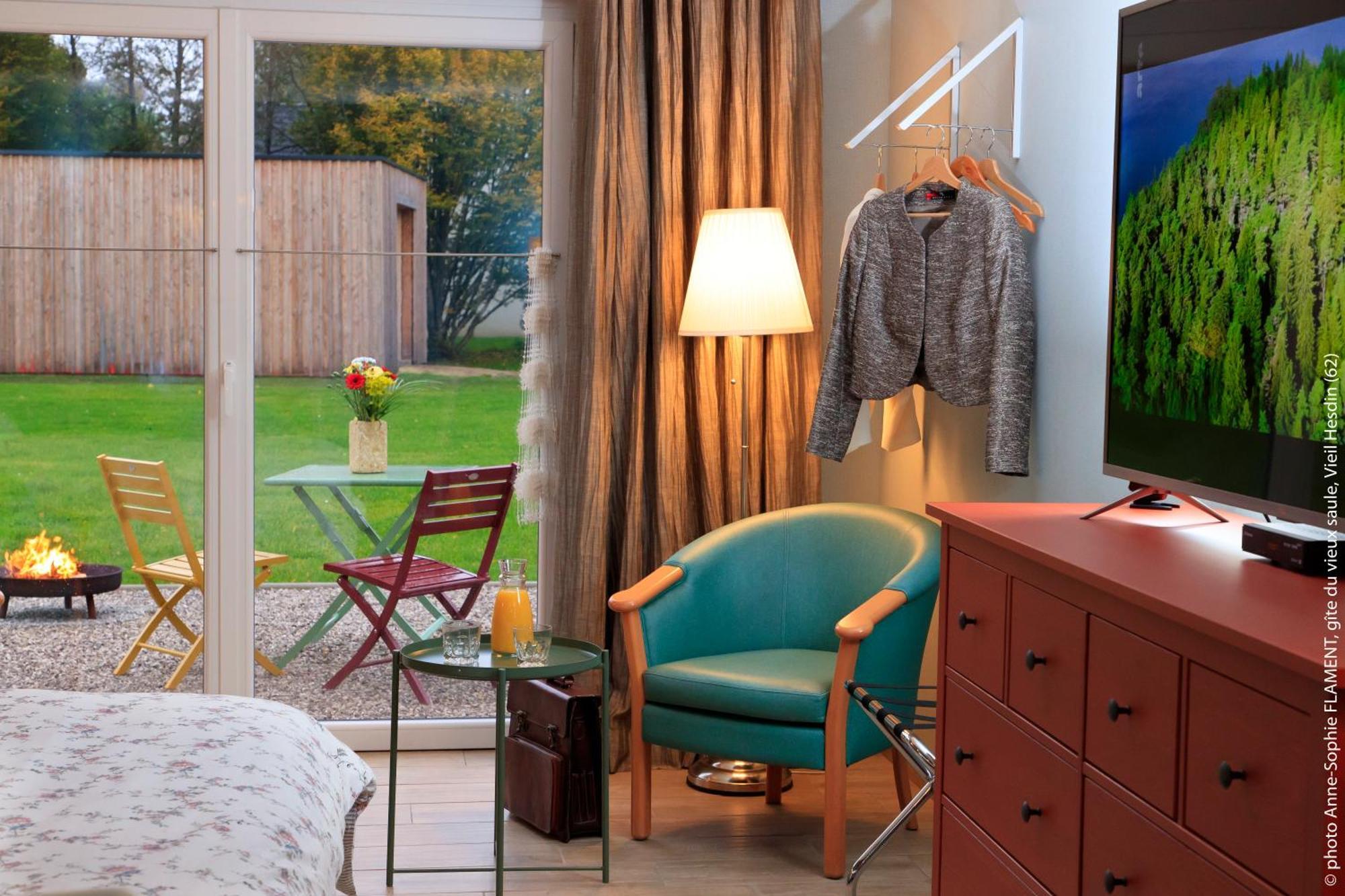 Gite Du Vieux Saule 1 Gite Avec Spa Privatif Pour 2 Personnes 1 Suite Familiale Sans Spa Vieil-Hesdin ภายนอก รูปภาพ
